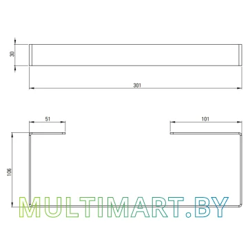 Держатель для полотенца Deante Mokko ADM N611 картинка 5